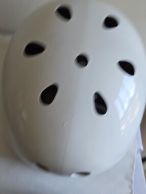 White Kids Multi-Vent Safety Helmet - Classic Protective Headgear